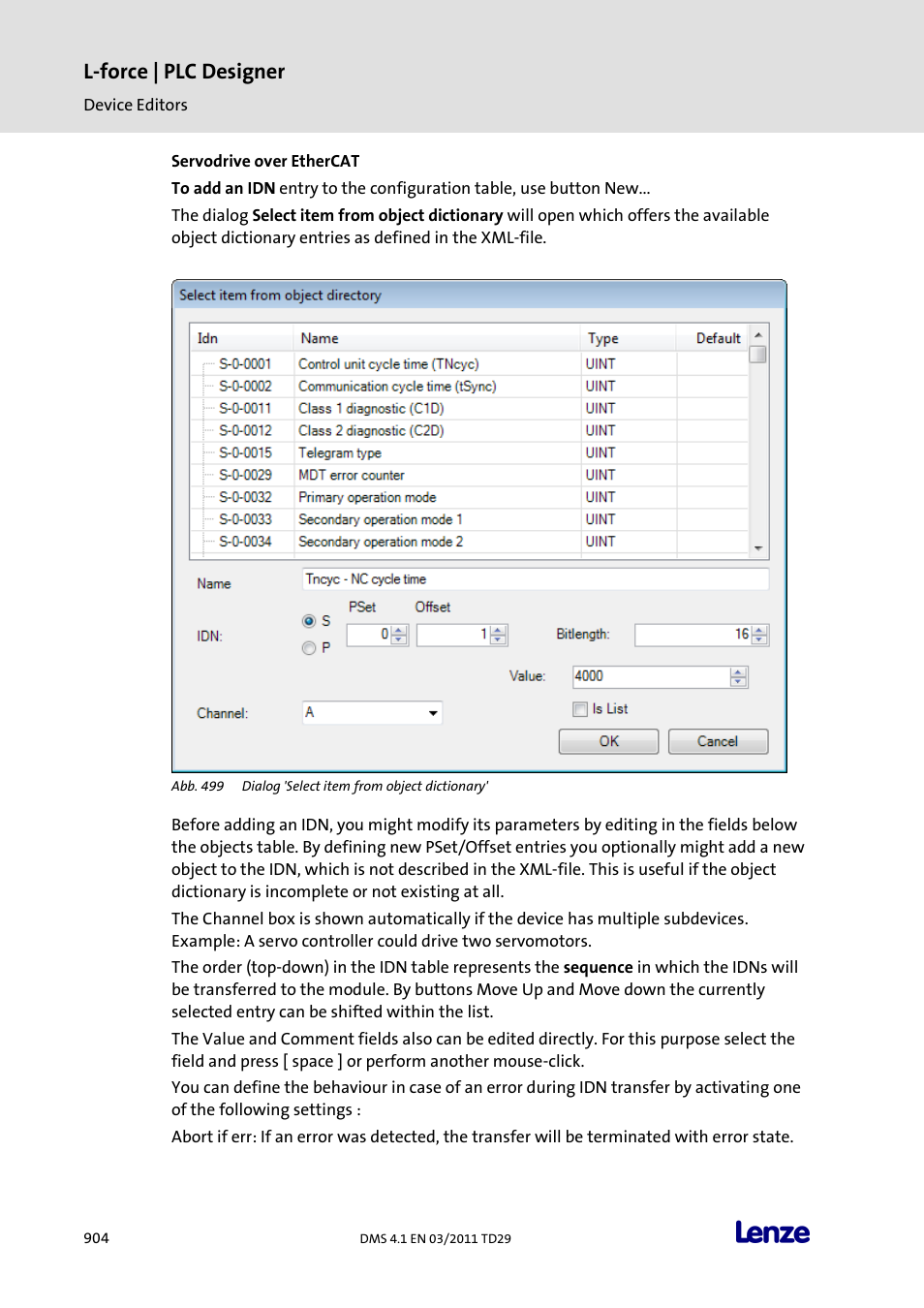 L-force | plc designer | Lenze PLC Designer PLC Designer (R3-1) User Manual | Page 906 / 1170