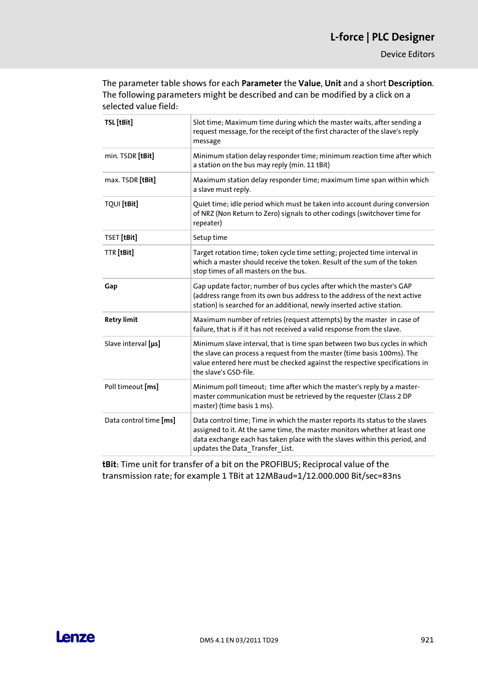 L-force | plc designer | Lenze PLC Designer PLC Designer (R3-1) User Manual | Page 923 / 1170