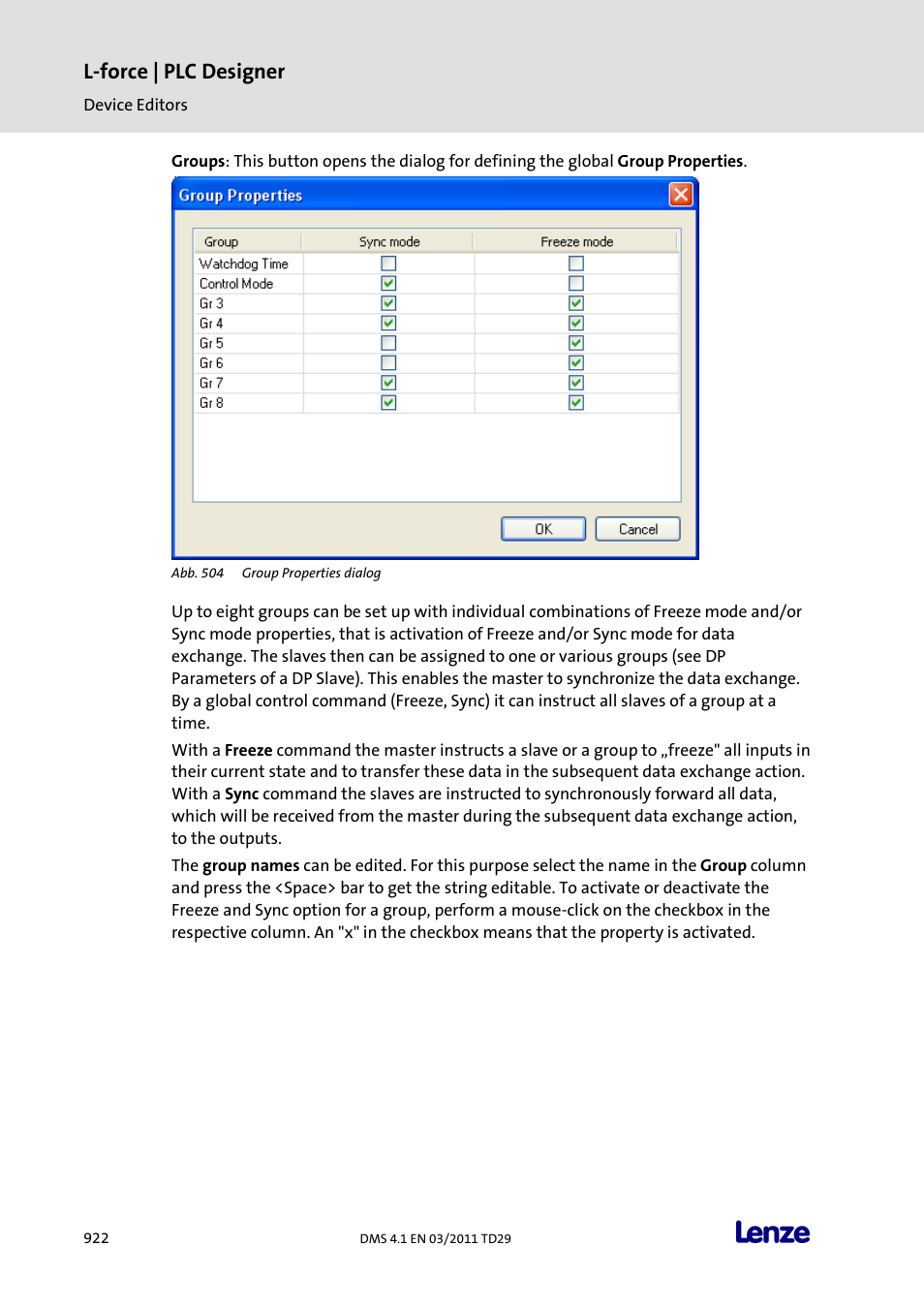 L-force | plc designer | Lenze PLC Designer PLC Designer (R3-1) User Manual | Page 924 / 1170