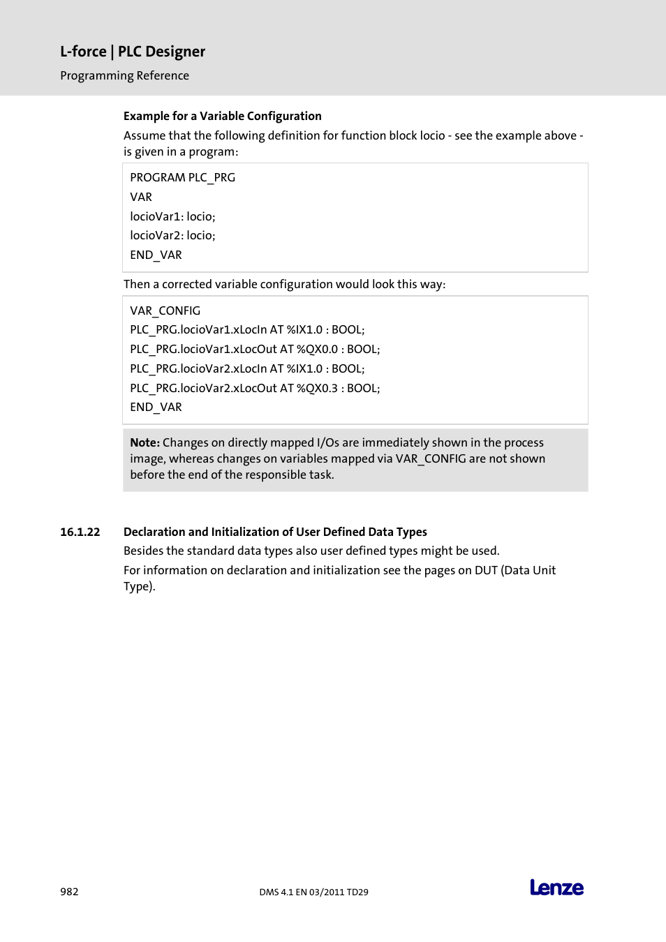 L-force | plc designer | Lenze PLC Designer PLC Designer (R3-1) User Manual | Page 984 / 1170