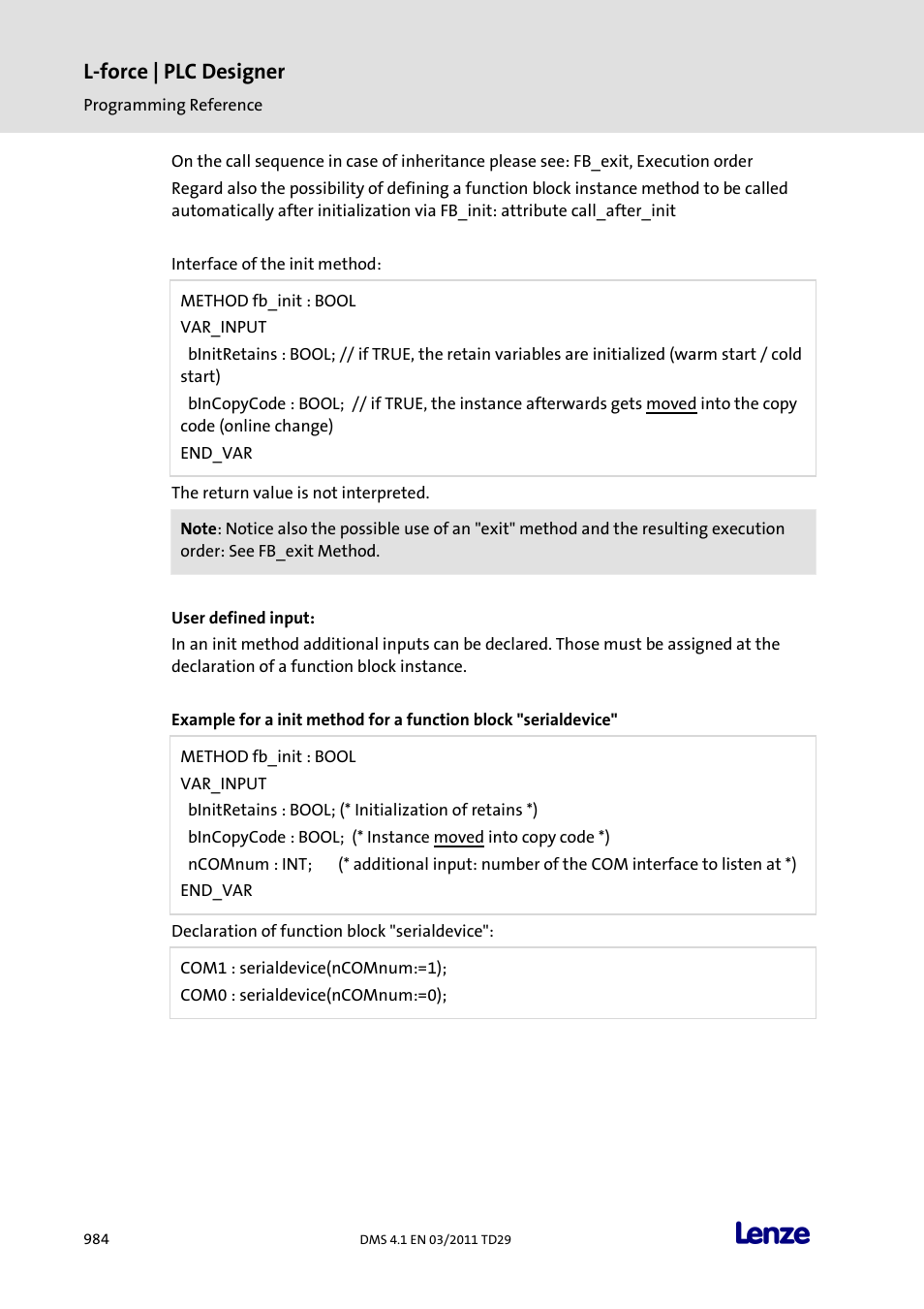L-force | plc designer | Lenze PLC Designer PLC Designer (R3-1) User Manual | Page 986 / 1170