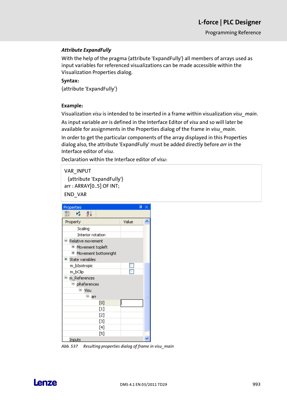 Attribute expandfully, L-force | plc designer | Lenze PLC Designer PLC Designer (R3-1) User Manual | Page 995 / 1170