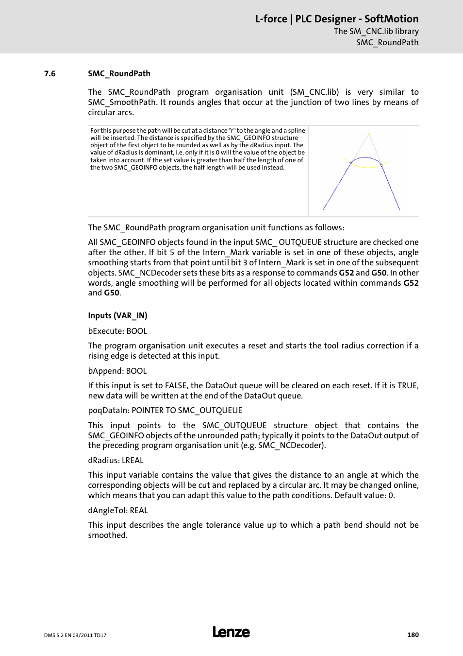 6 smc_roundpath, Smc_roundpath, L-force | plc designer - softmotion | Lenze PLC Designer PLC-Designer (R2-x) SoftMotion User Manual | Page 180 / 290