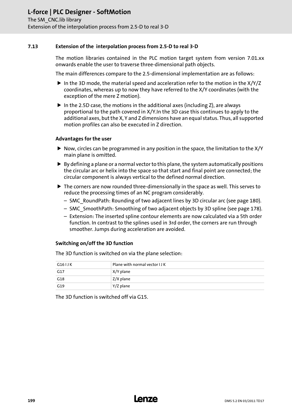 L-force | plc designer - softmotion | Lenze PLC Designer PLC-Designer (R2-x) SoftMotion User Manual | Page 199 / 290