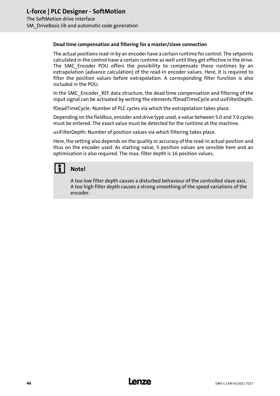 Lenze PLC Designer PLC-Designer (R2-x) SoftMotion User Manual | Page 46 / 290