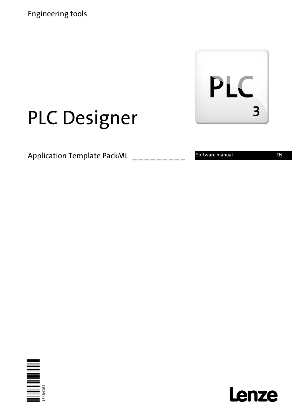 Lenze ApplicationTemplate PackML (PLC Designer R3-x) User Manual | 99 pages