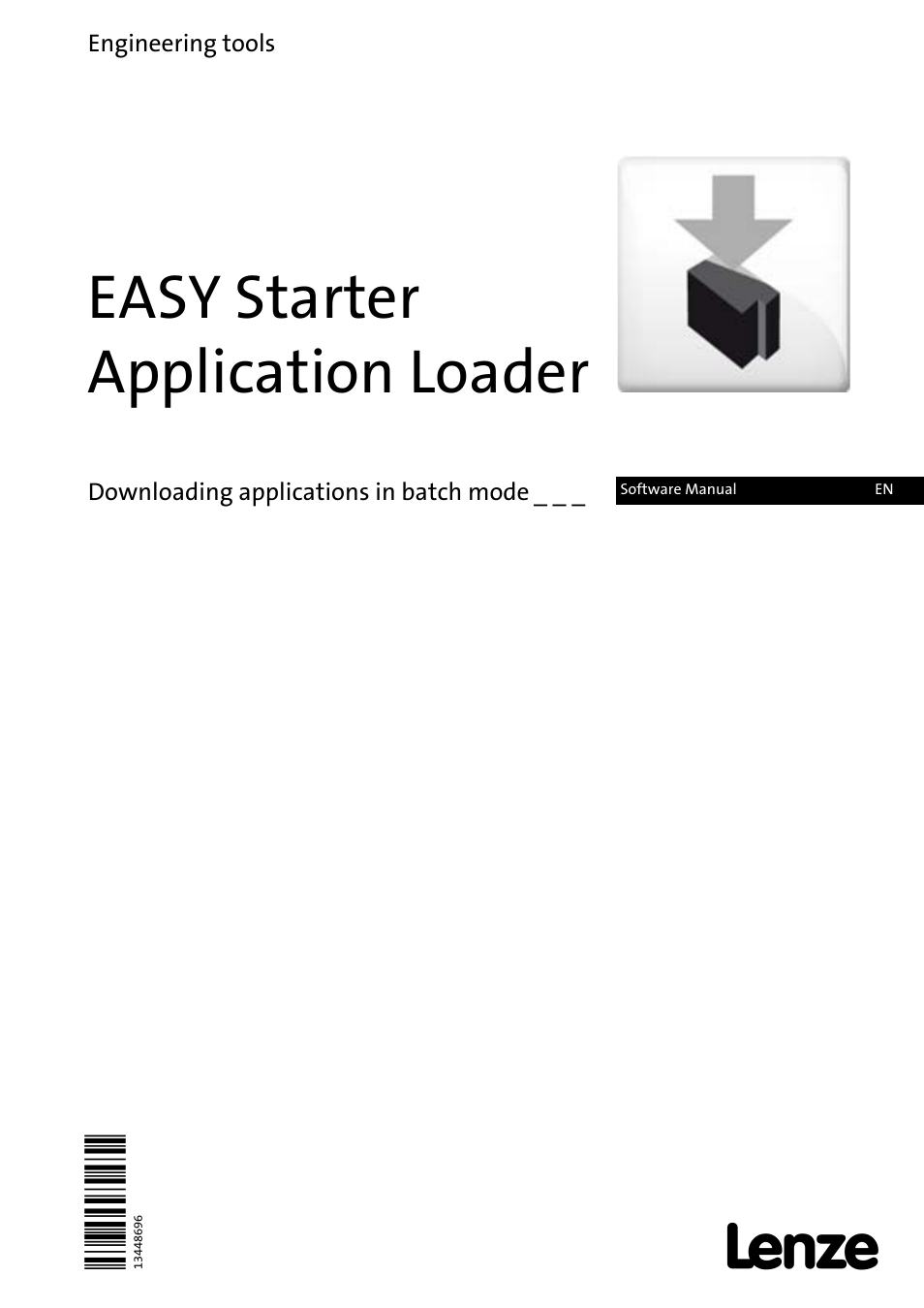 Lenze EASY Starter(Application Loader) User Manual | 13 pages