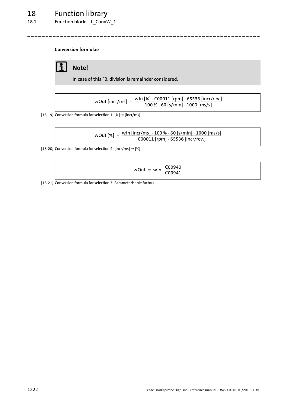 18 function library | Lenze 8400 User Manual | Page 1222 / 1494