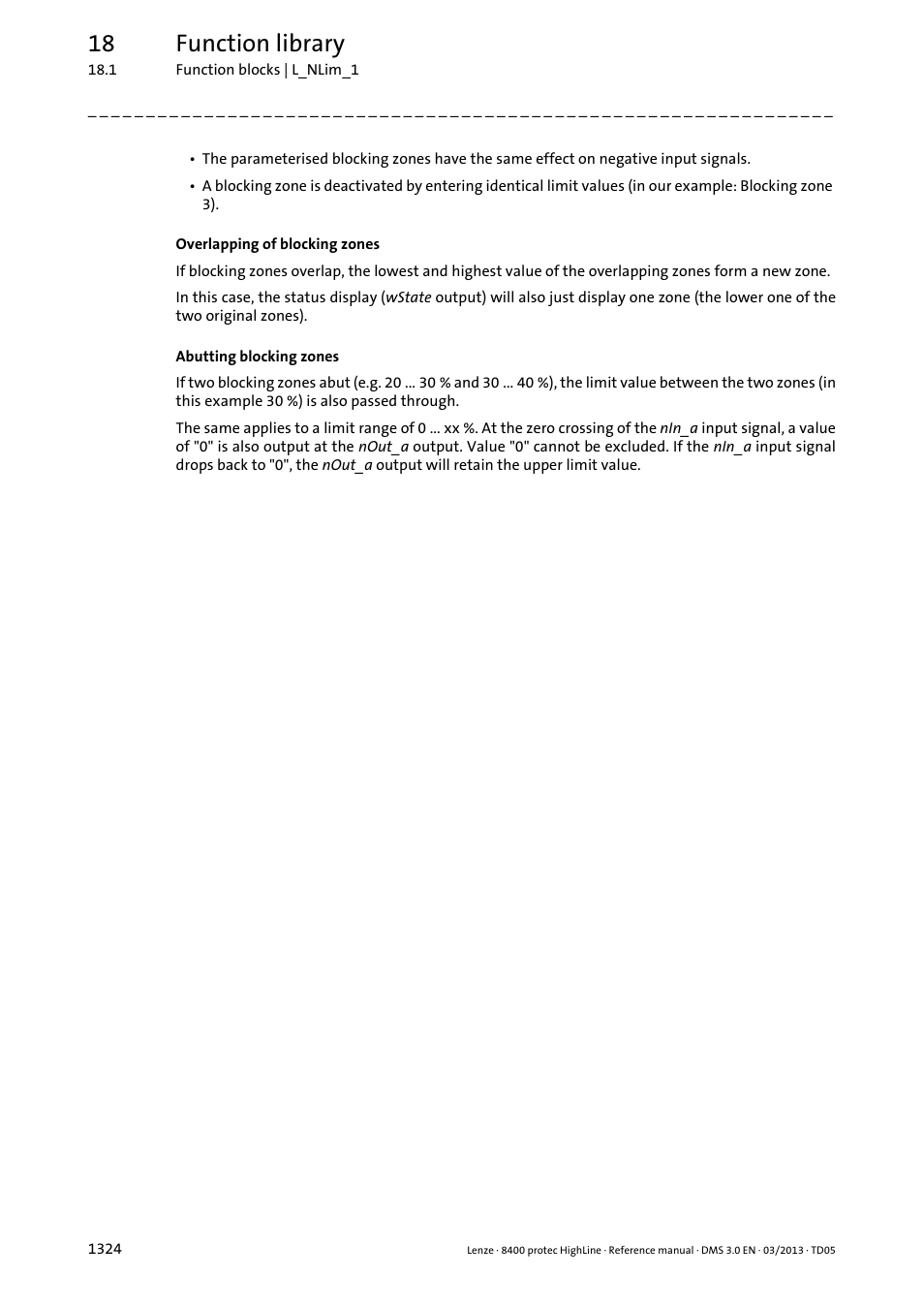 18 function library | Lenze 8400 User Manual | Page 1324 / 1494