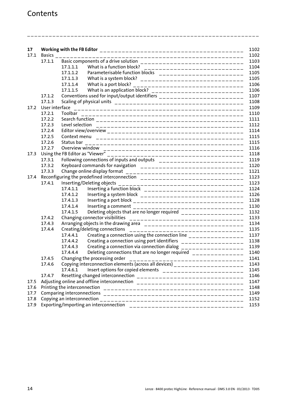 Lenze 8400 User Manual | Page 14 / 1494