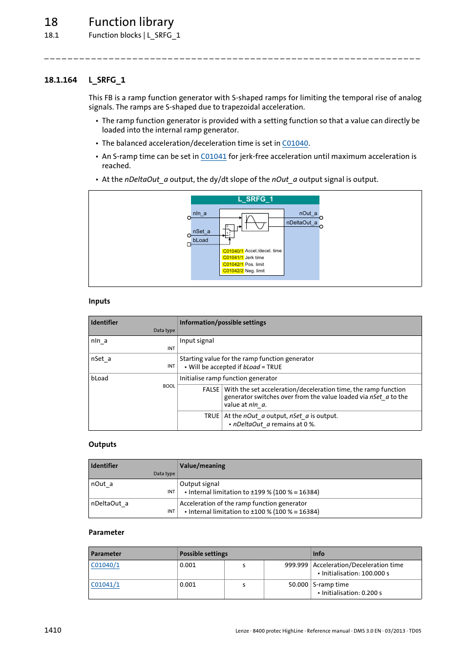 164 l_srfg_1, 164 l_srfg_1 0, L_srfg_1 | 18 function library | Lenze 8400 User Manual | Page 1410 / 1494