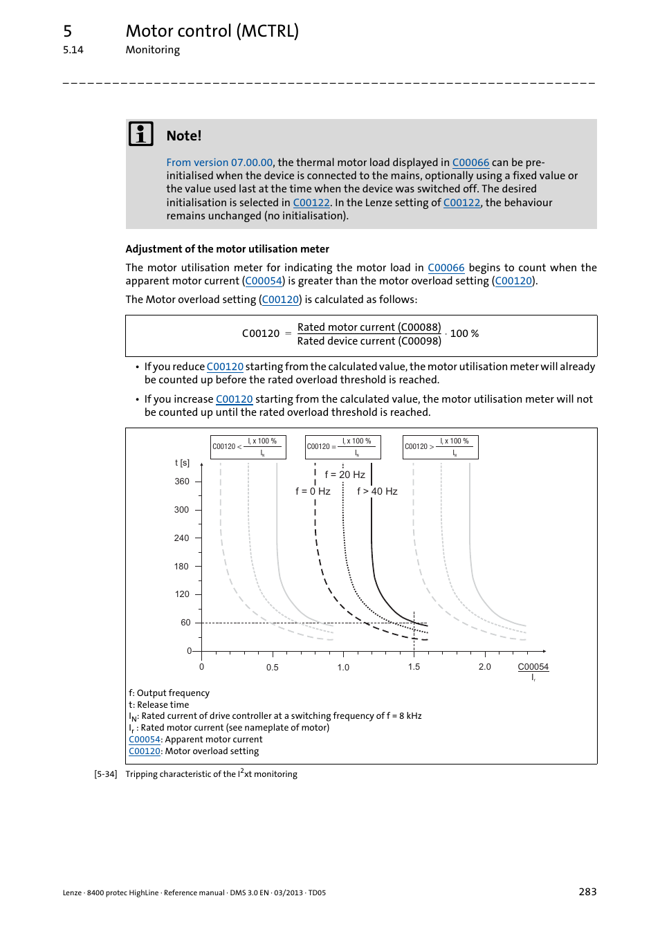 5motor control (mctrl) | Lenze 8400 User Manual | Page 283 / 1494