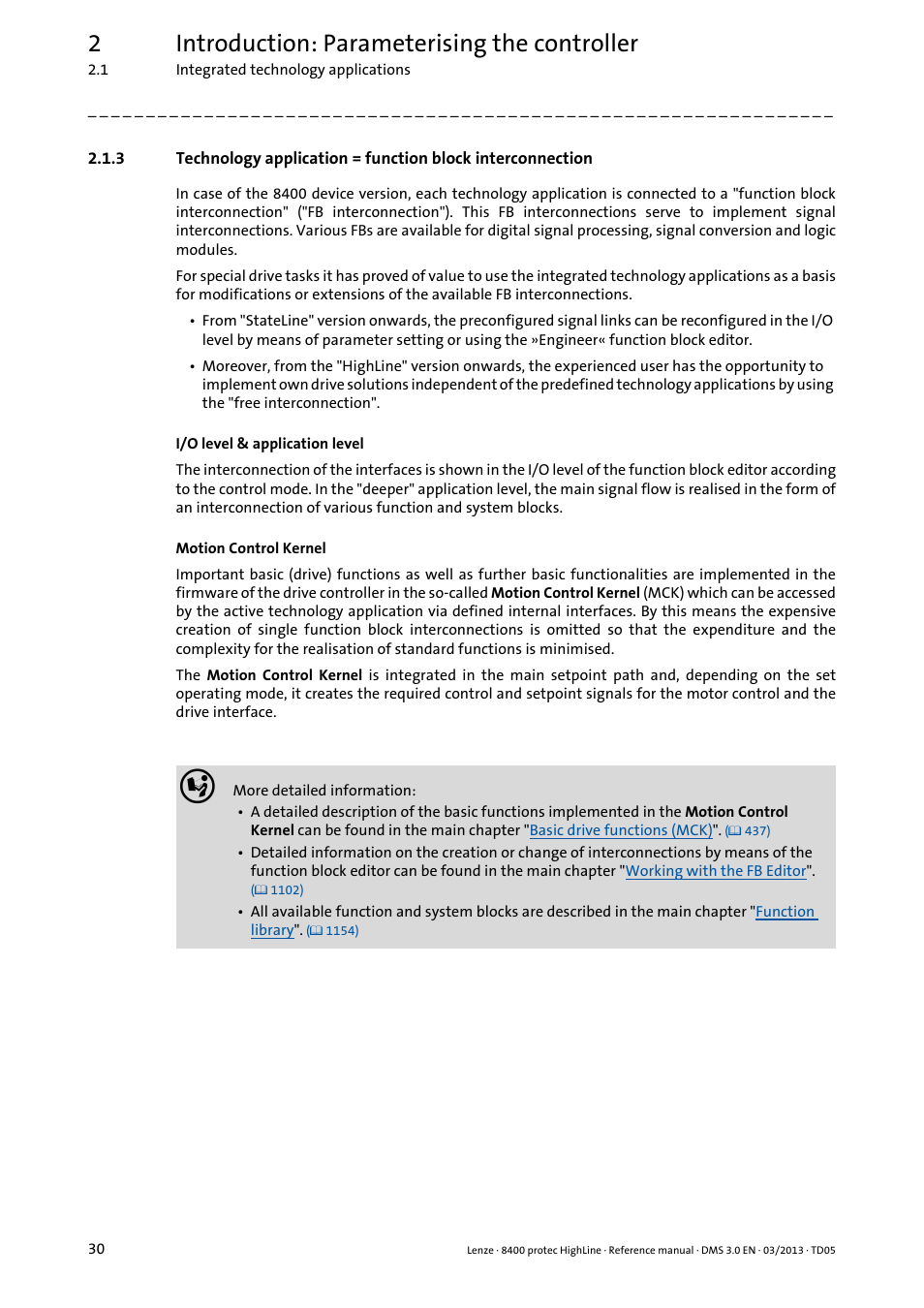 2introduction: parameterising the controller | Lenze 8400 User Manual | Page 30 / 1494