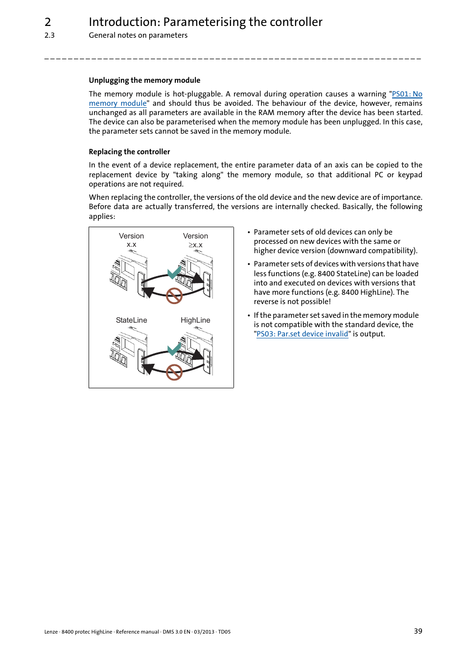 2introduction: parameterising the controller | Lenze 8400 User Manual | Page 39 / 1494