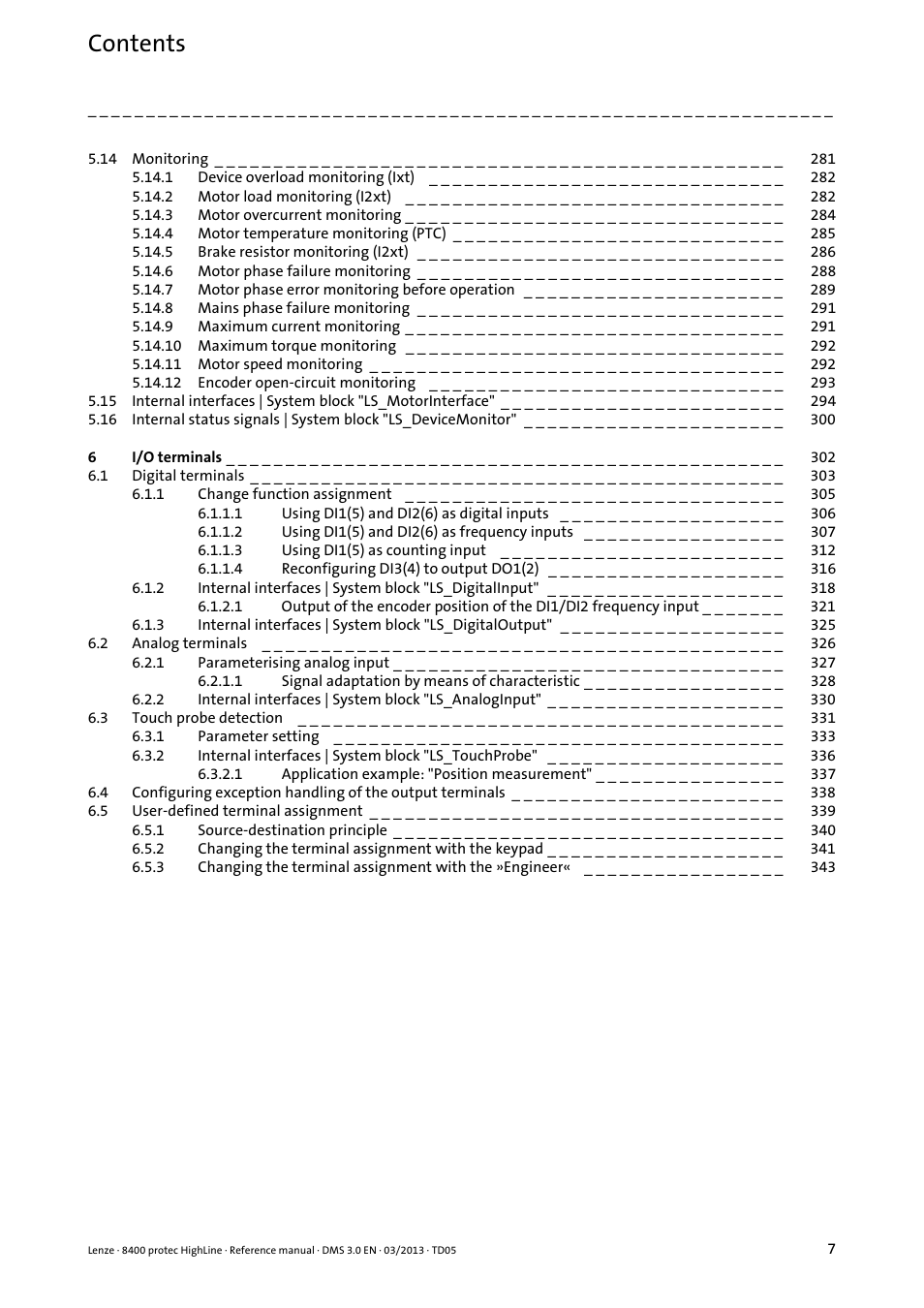 Lenze 8400 User Manual | Page 7 / 1494