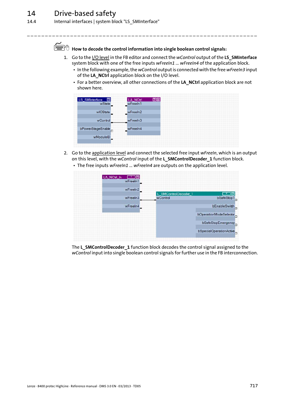 14 drive-based safety | Lenze 8400 User Manual | Page 717 / 1494