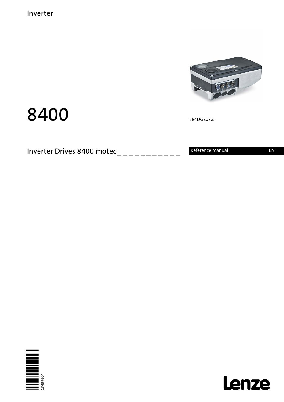 Lenze 8400 motec User Manual | 518 pages