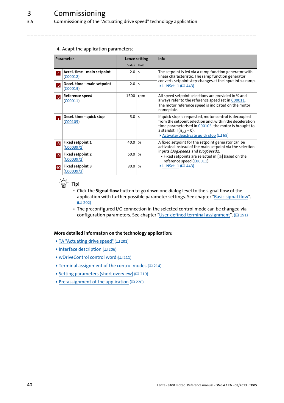 3commissioning | Lenze 8400 motec User Manual | Page 40 / 518