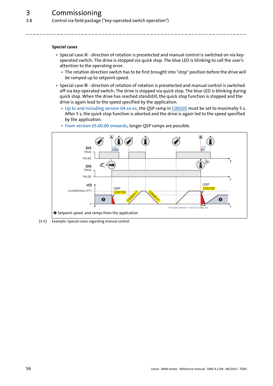 3commissioning | Lenze 8400 motec User Manual | Page 56 / 518