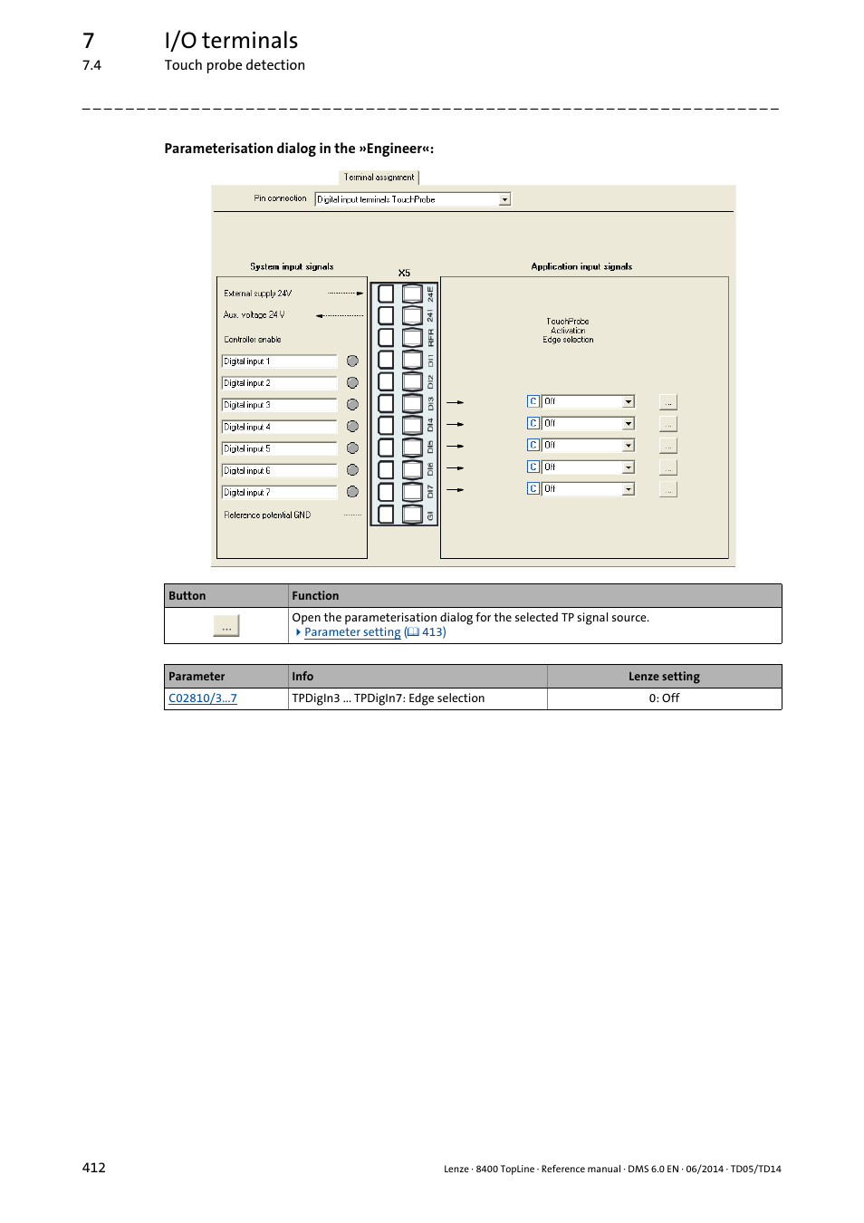 7i/o terminals | Lenze 8400 TopLine User Manual | Page 412 / 1760