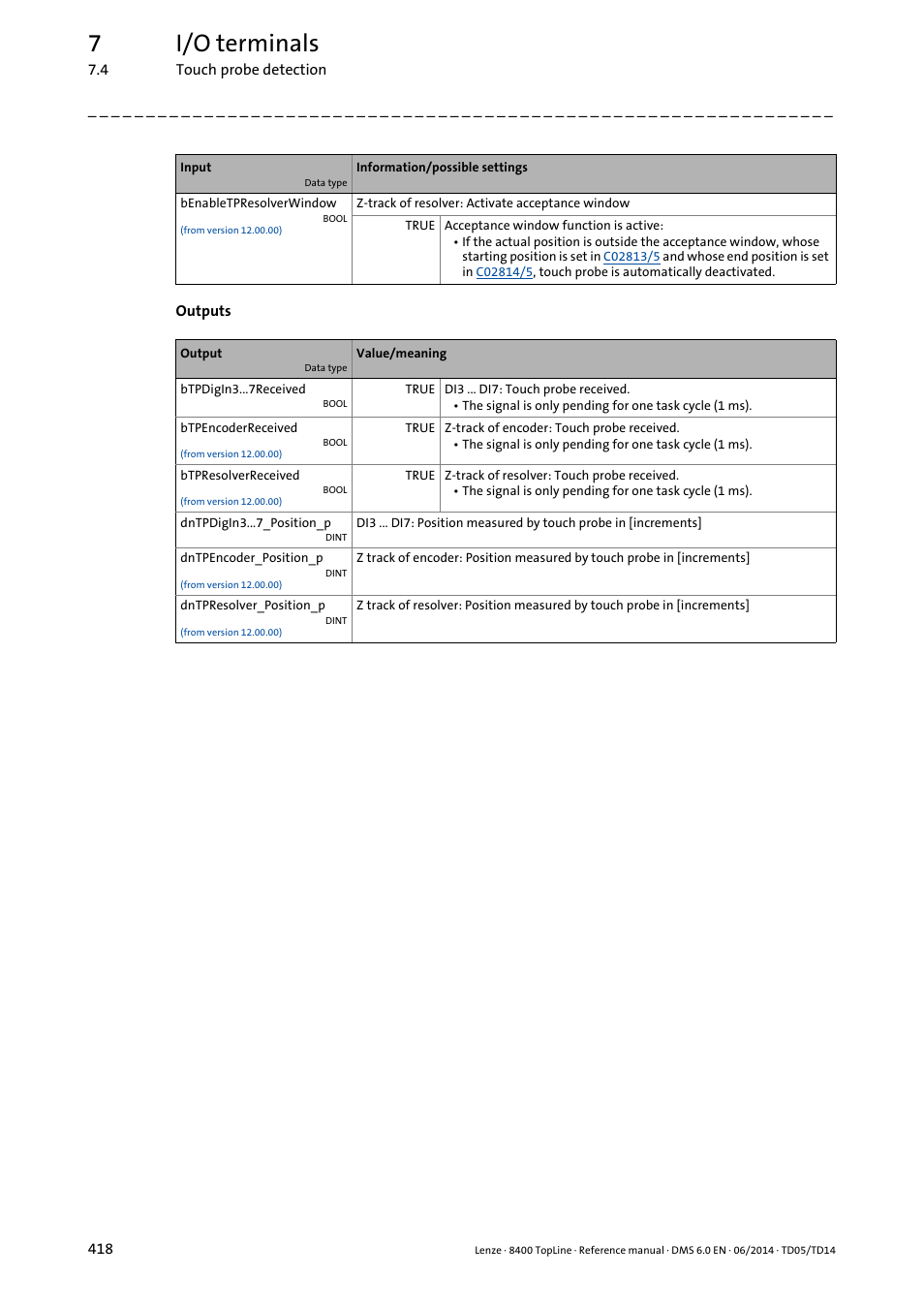 7i/o terminals | Lenze 8400 TopLine User Manual | Page 418 / 1760