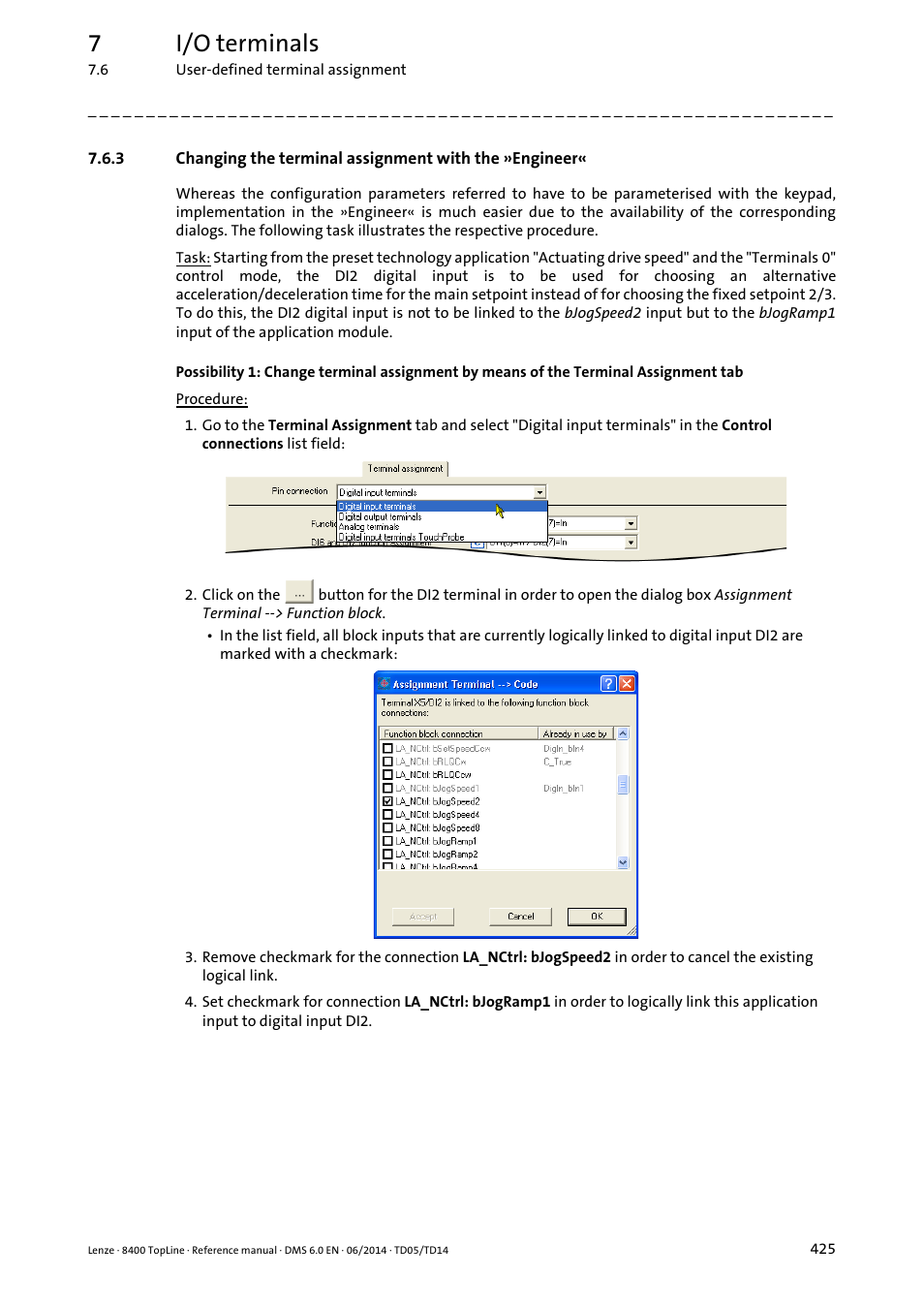 7i/o terminals | Lenze 8400 TopLine User Manual | Page 425 / 1760