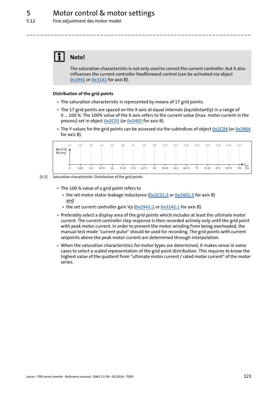 5motor control & motor settings | Lenze i700 User Manual | Page 123 / 338