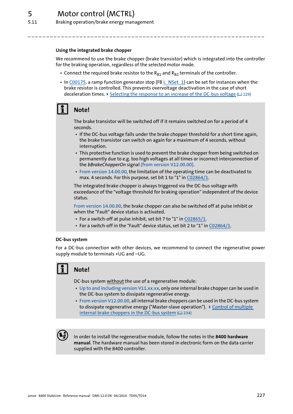 5motor control (mctrl) | Lenze 8400 StateLine User Manual | Page 227 / 1030