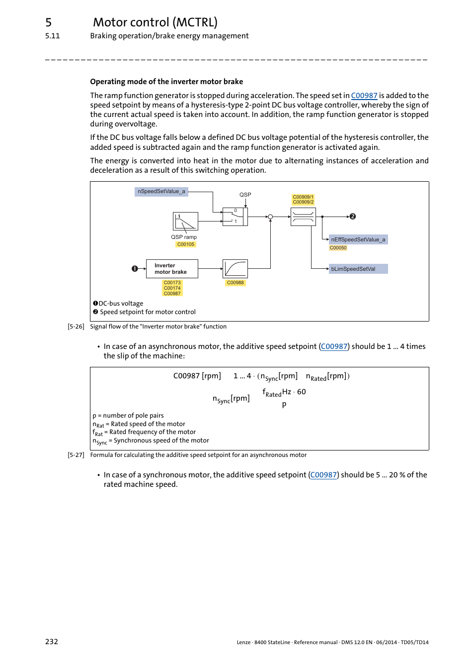 5motor control (mctrl) | Lenze 8400 StateLine User Manual | Page 232 / 1030