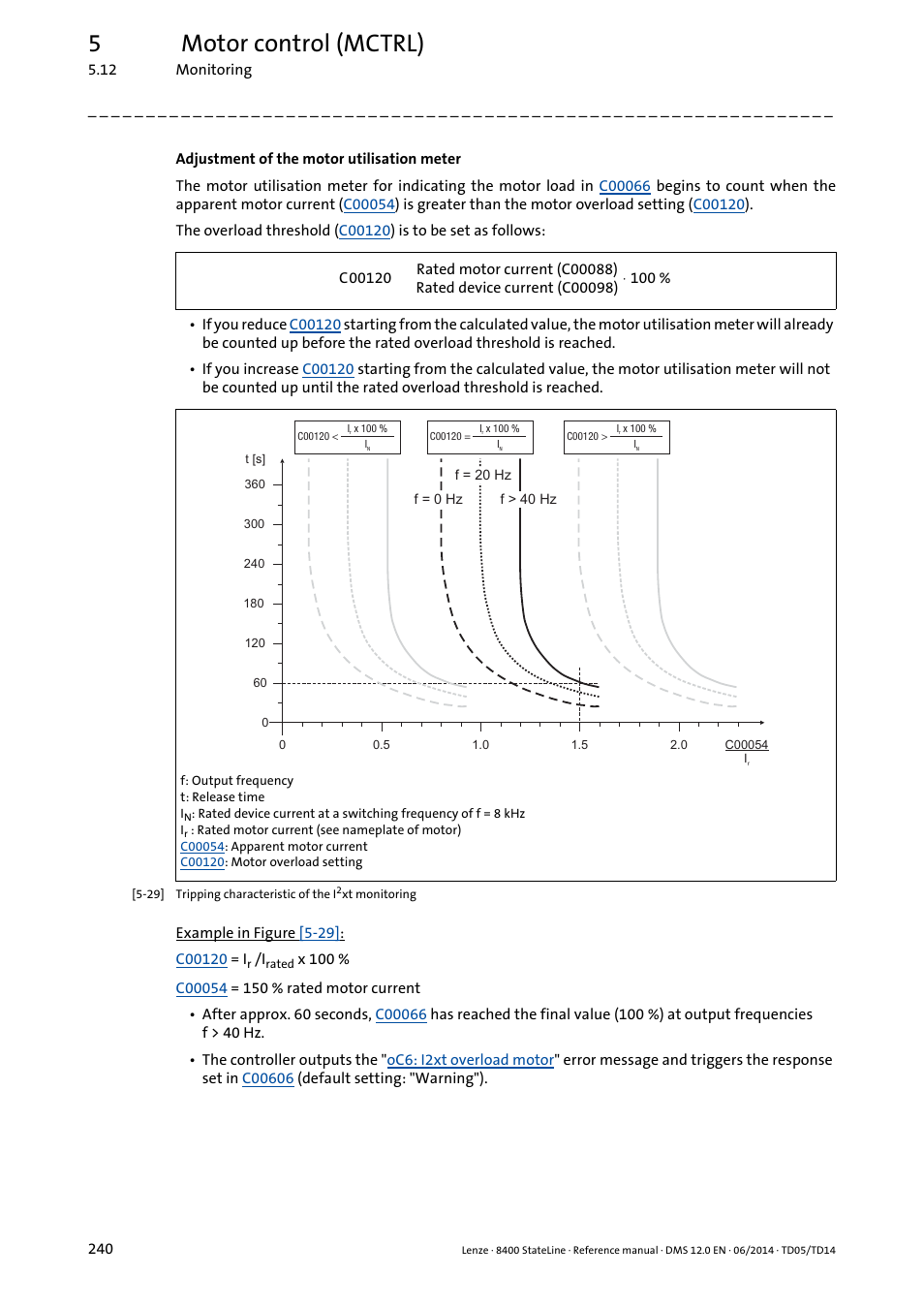 5motor control (mctrl) | Lenze 8400 StateLine User Manual | Page 240 / 1030