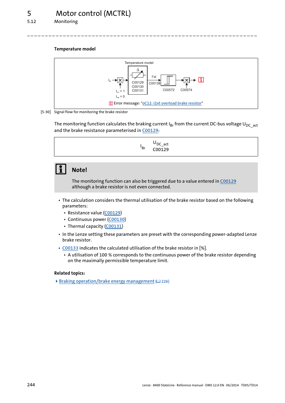 5motor control (mctrl) | Lenze 8400 StateLine User Manual | Page 244 / 1030