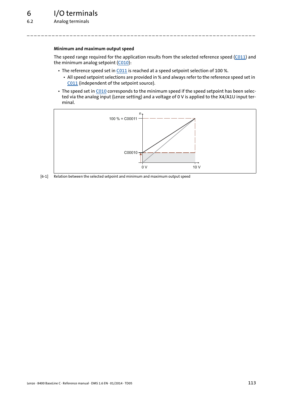 6i/o terminals | Lenze 8400 BaseLine C User Manual | Page 113 / 342