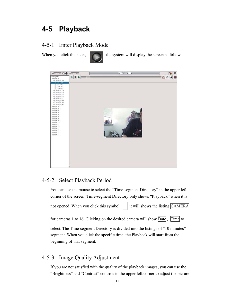 5 playback | BenQ HDR-16EP User Manual | Page 11 / 51