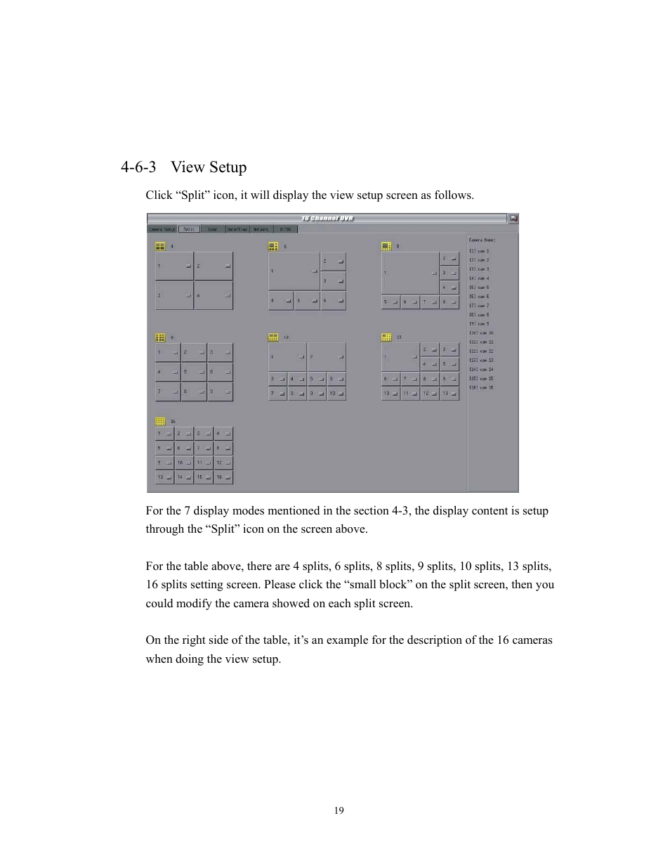 6-3 view setup | BenQ HDR-16EP User Manual | Page 19 / 51