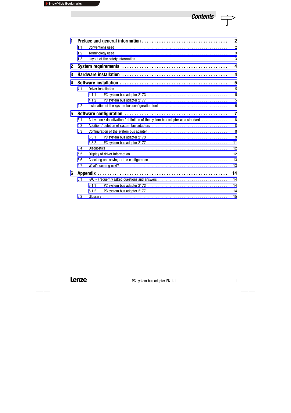 Lenze EMF2177IB User Manual | Page 3 / 18