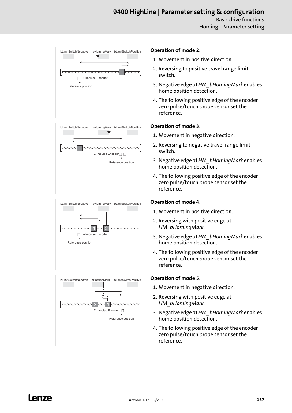 9400 highline | parameter setting & configuration | Lenze E94AxHE Servo Drives 9400 HighLine (Firmware 01-37) User Manual | Page 167 / 679