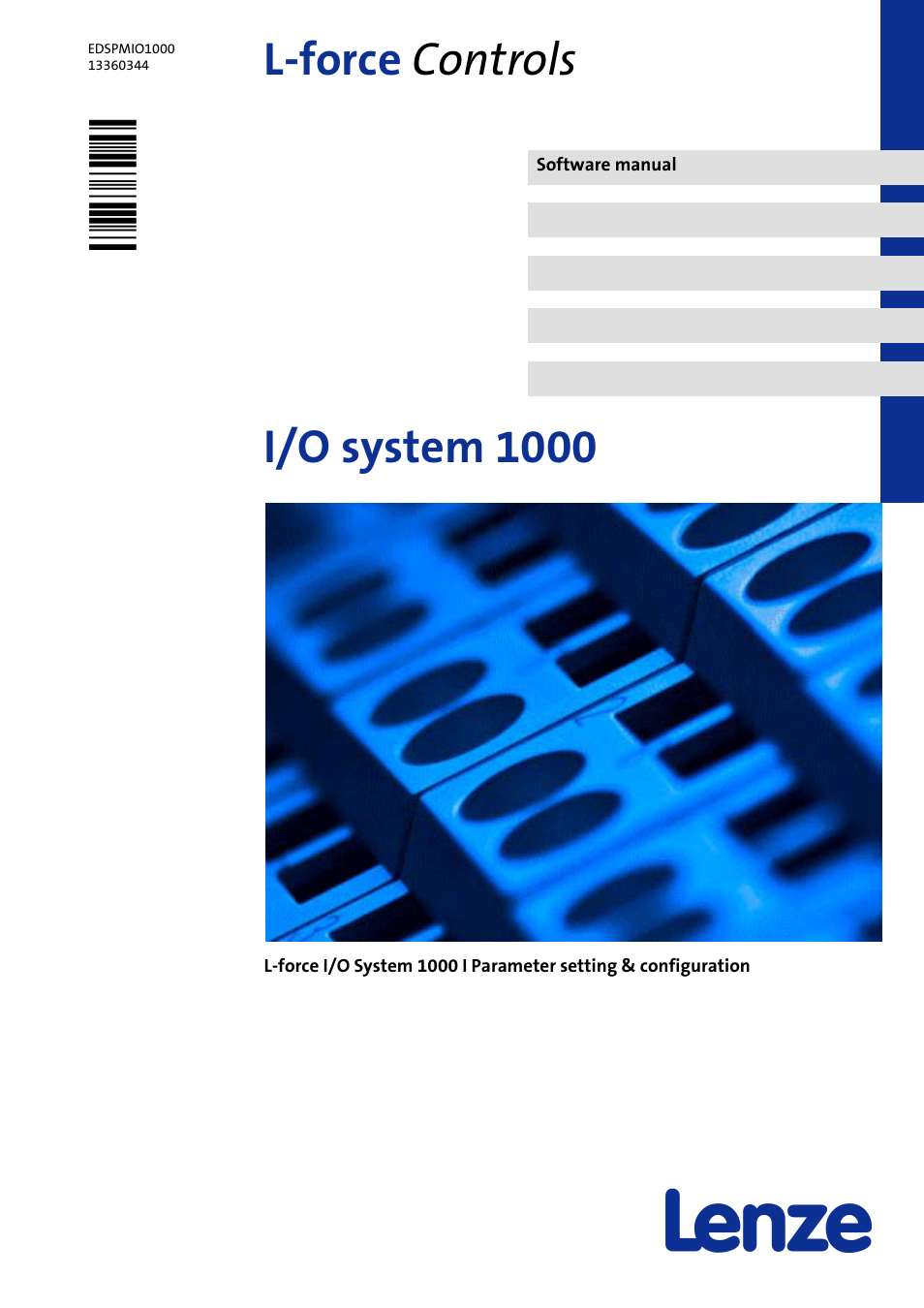Lenze L-force I/O System 1000 User Manual | 99 pages