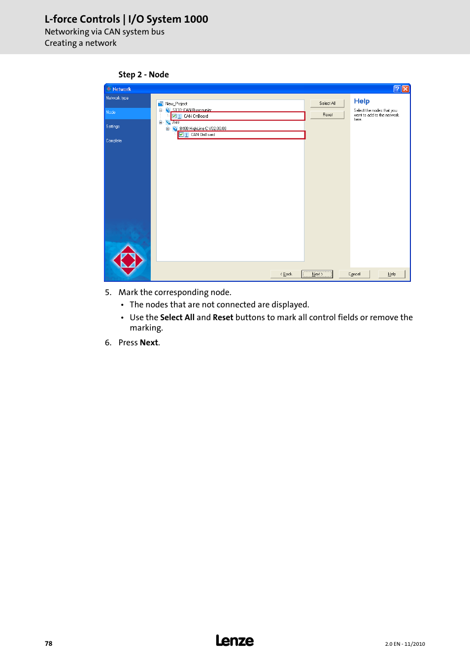 Lenze L-force I/O System 1000 User Manual | Page 78 / 99