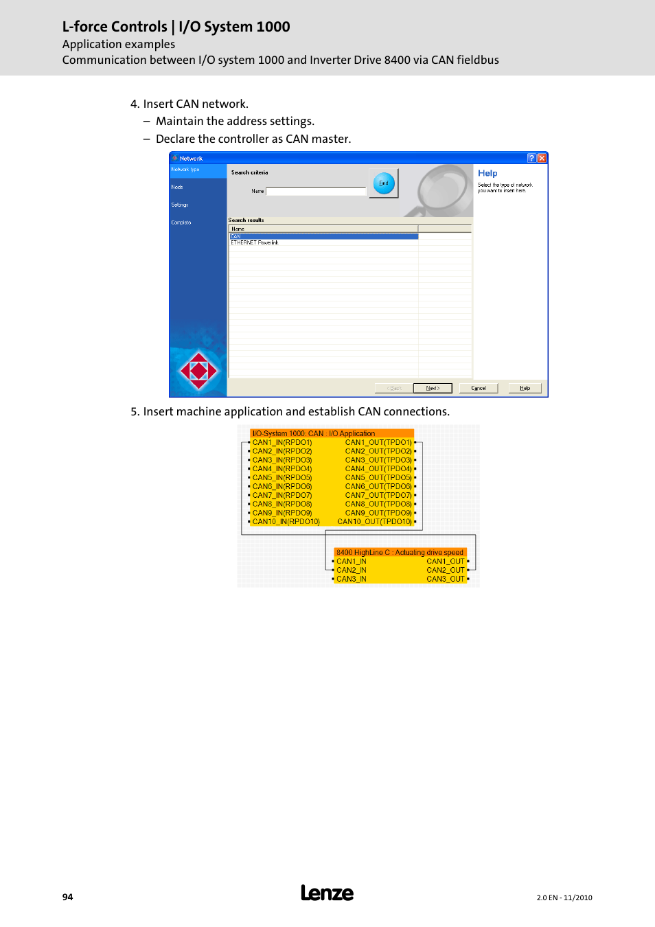 Lenze L-force I/O System 1000 User Manual | Page 94 / 99