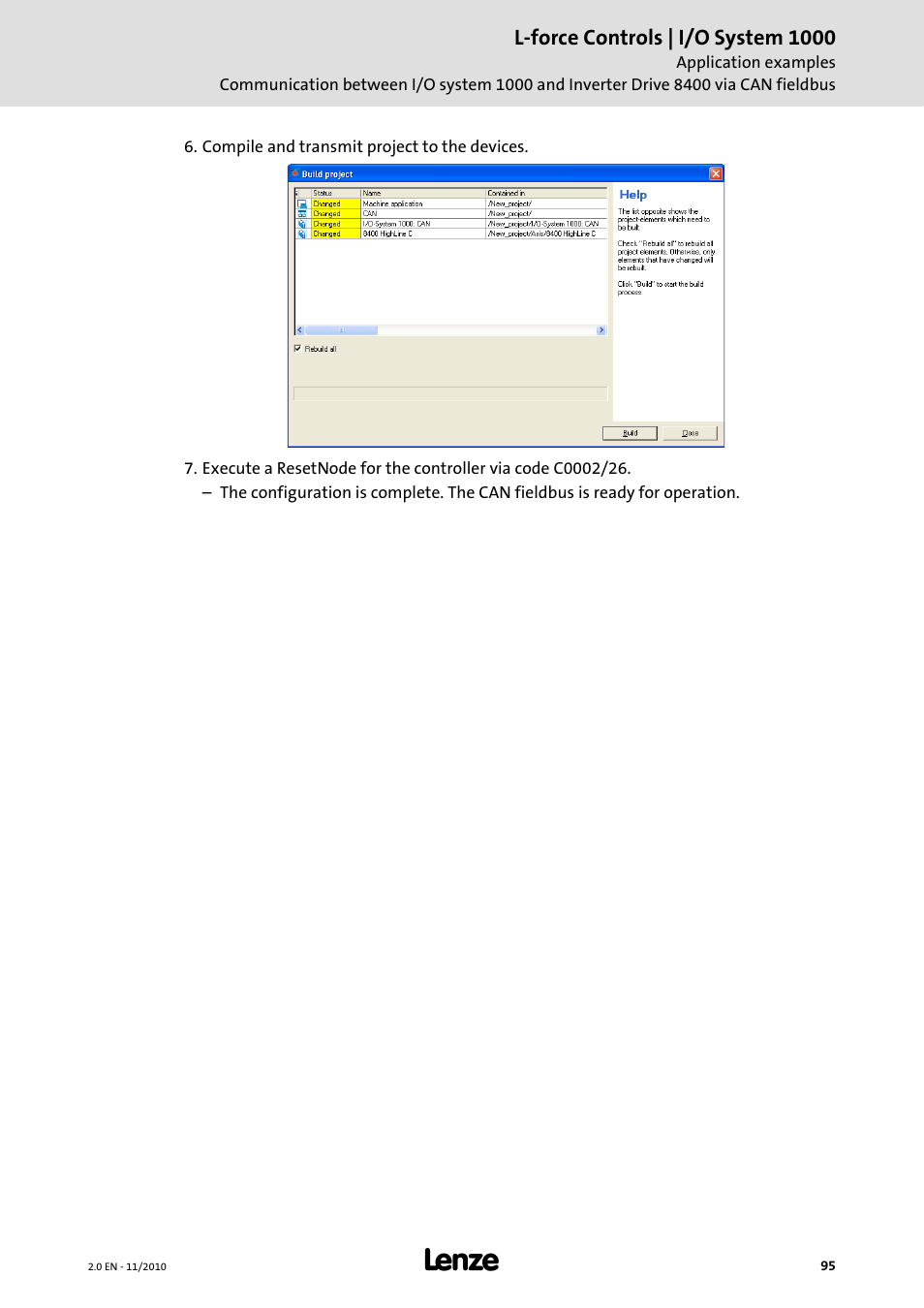 Lenze L-force I/O System 1000 User Manual | Page 95 / 99