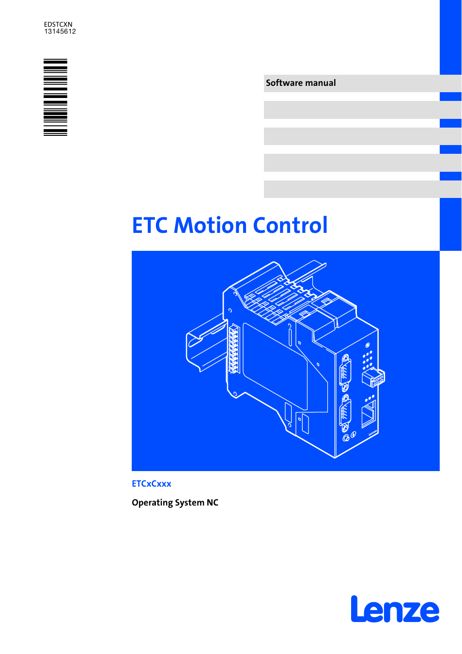 Lenze ETC Motion Control User Manual | 428 pages