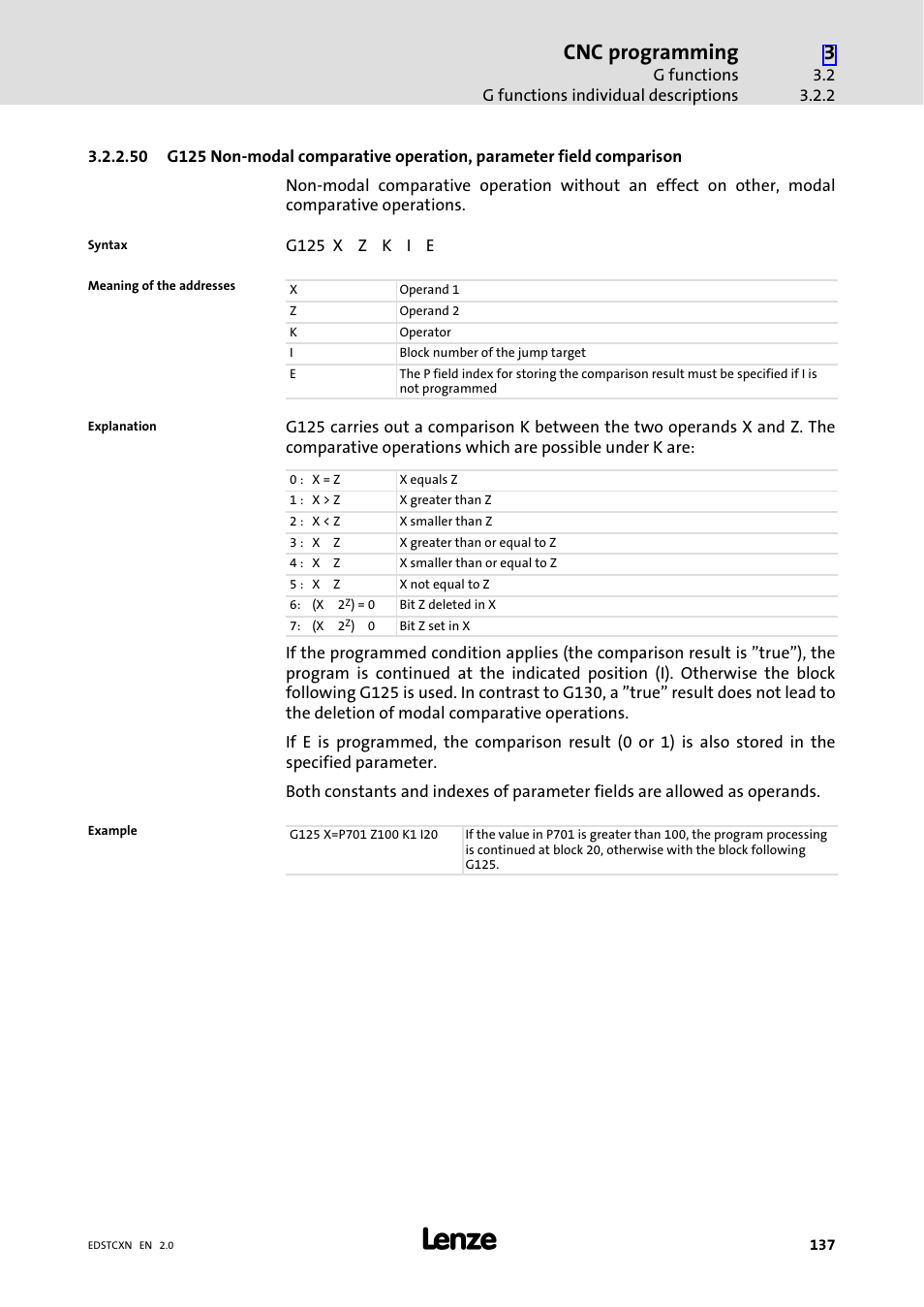 Cnc programming | Lenze ETC Motion Control User Manual | Page 137 / 428
