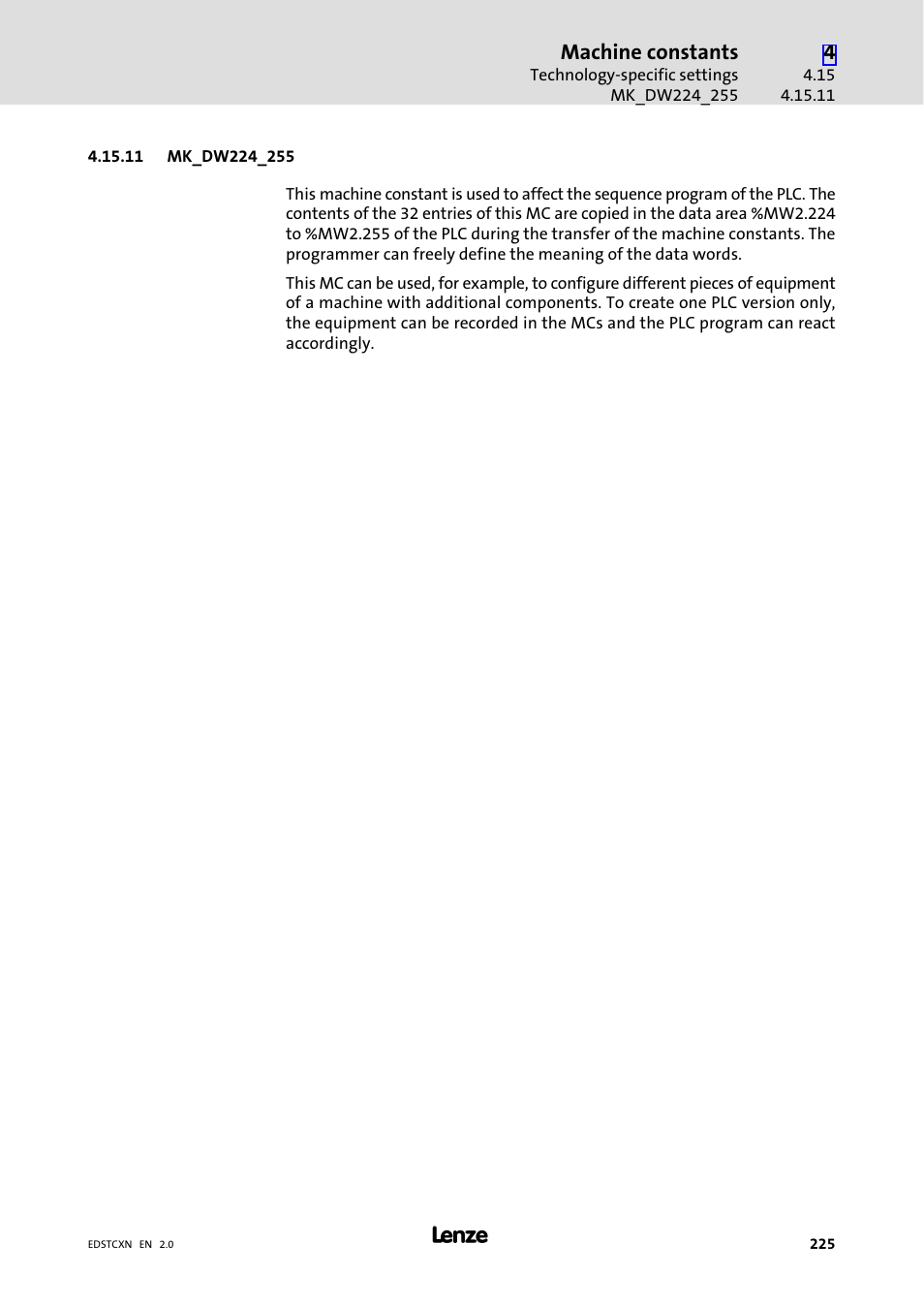 11 mk_dw224_255 | Lenze ETC Motion Control User Manual | Page 225 / 428