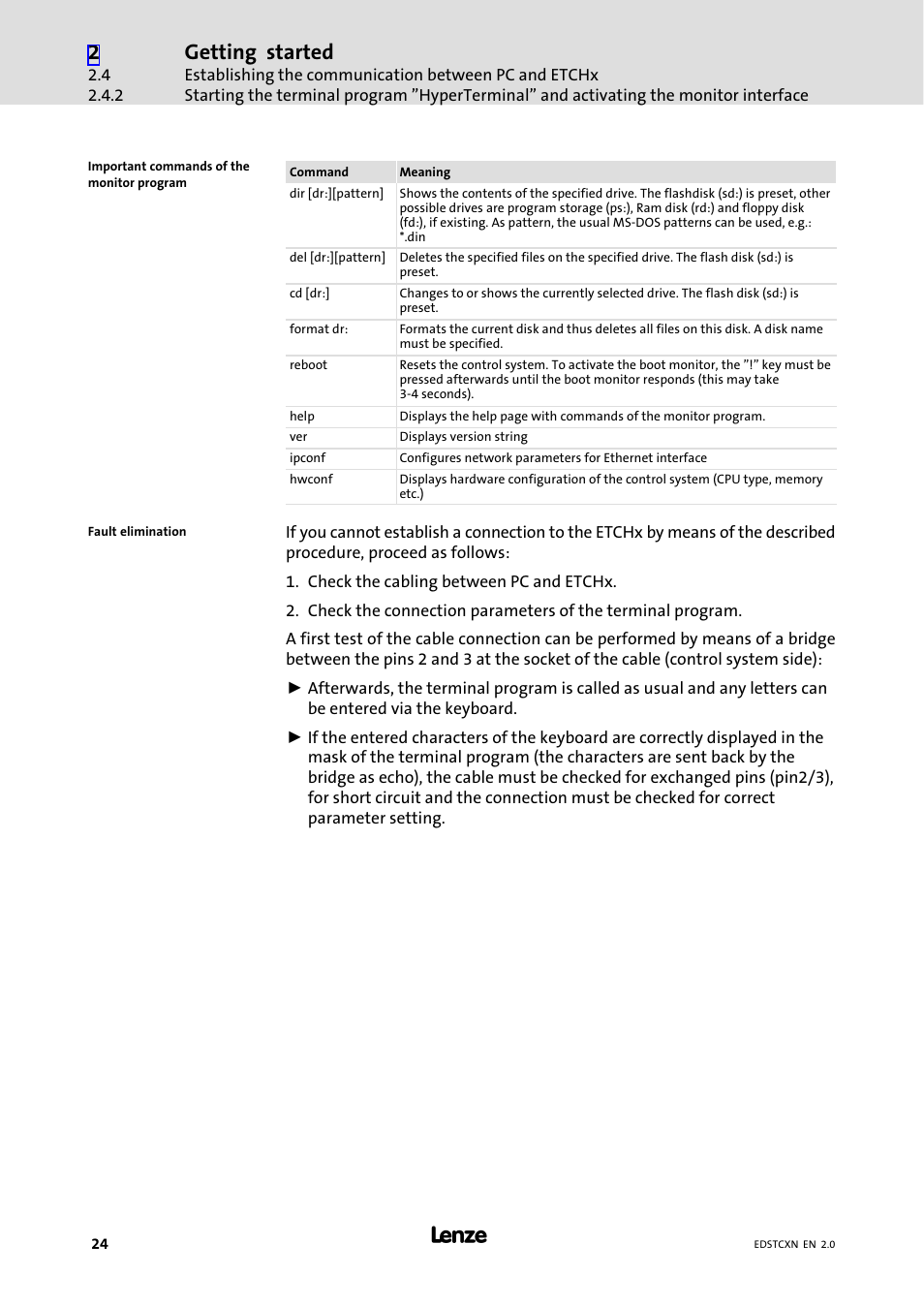 Getting started | Lenze ETC Motion Control User Manual | Page 24 / 428
