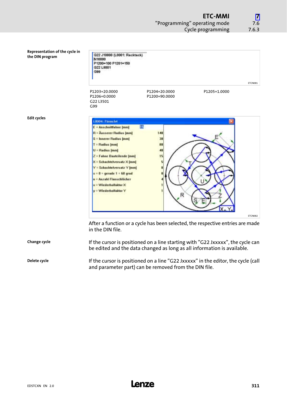 Etc−mmi | Lenze ETC Motion Control User Manual | Page 311 / 428