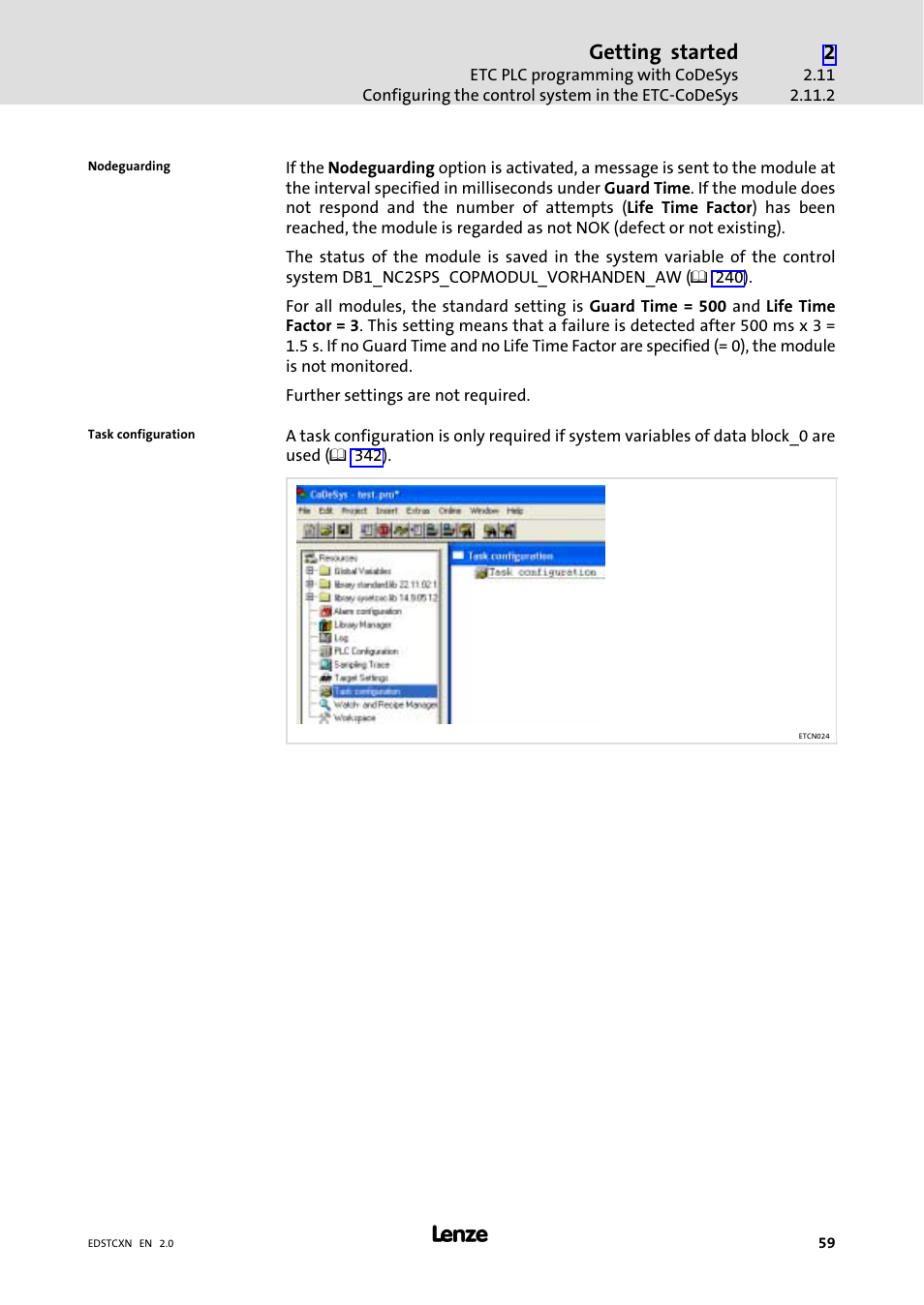 Getting started | Lenze ETC Motion Control User Manual | Page 59 / 428
