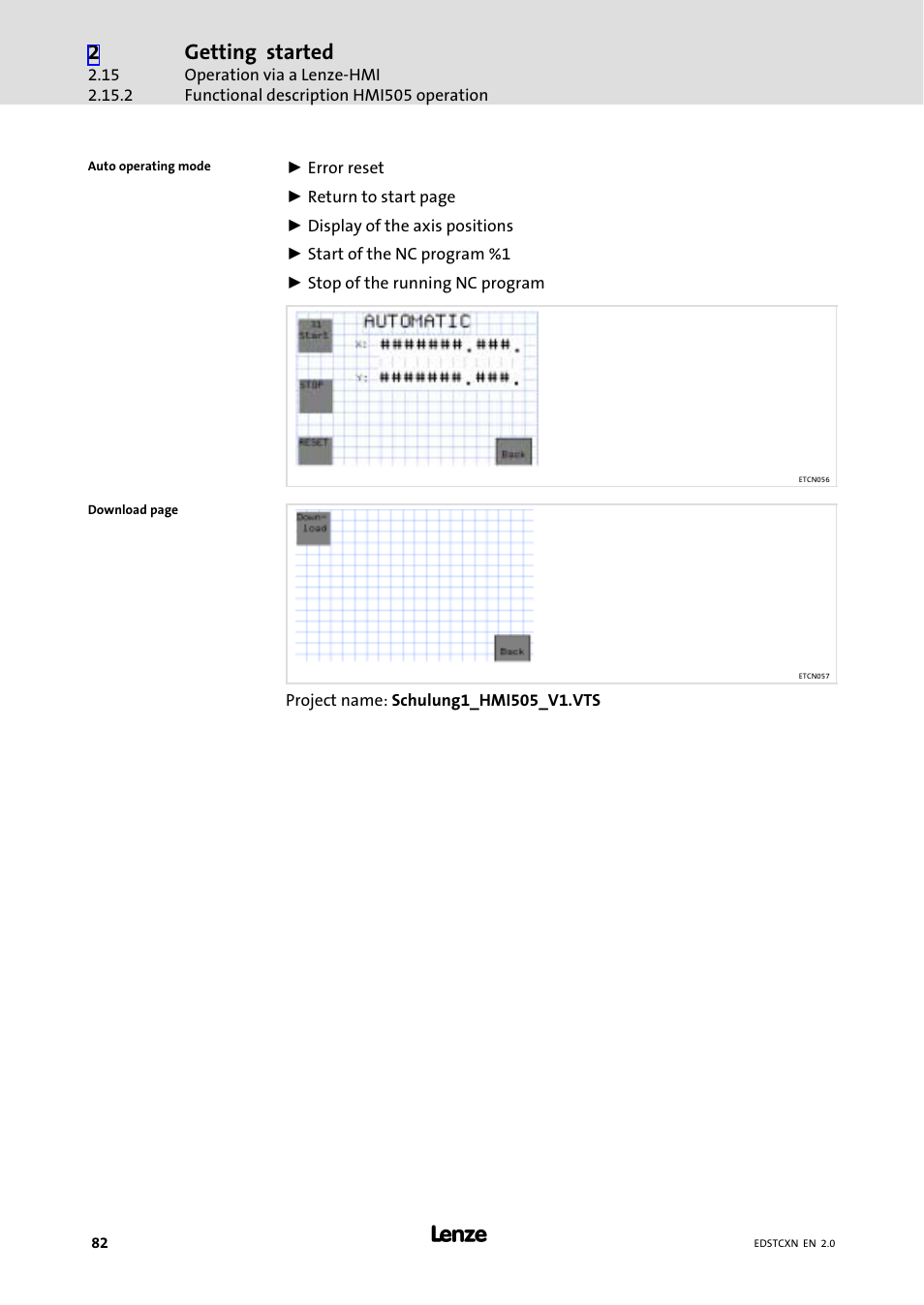 Getting started | Lenze ETC Motion Control User Manual | Page 82 / 428