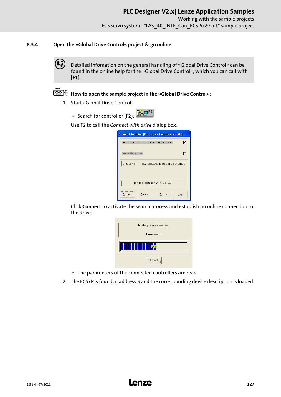 Ive control | Lenze PLC Designer V2.x User Manual | Page 127 / 336