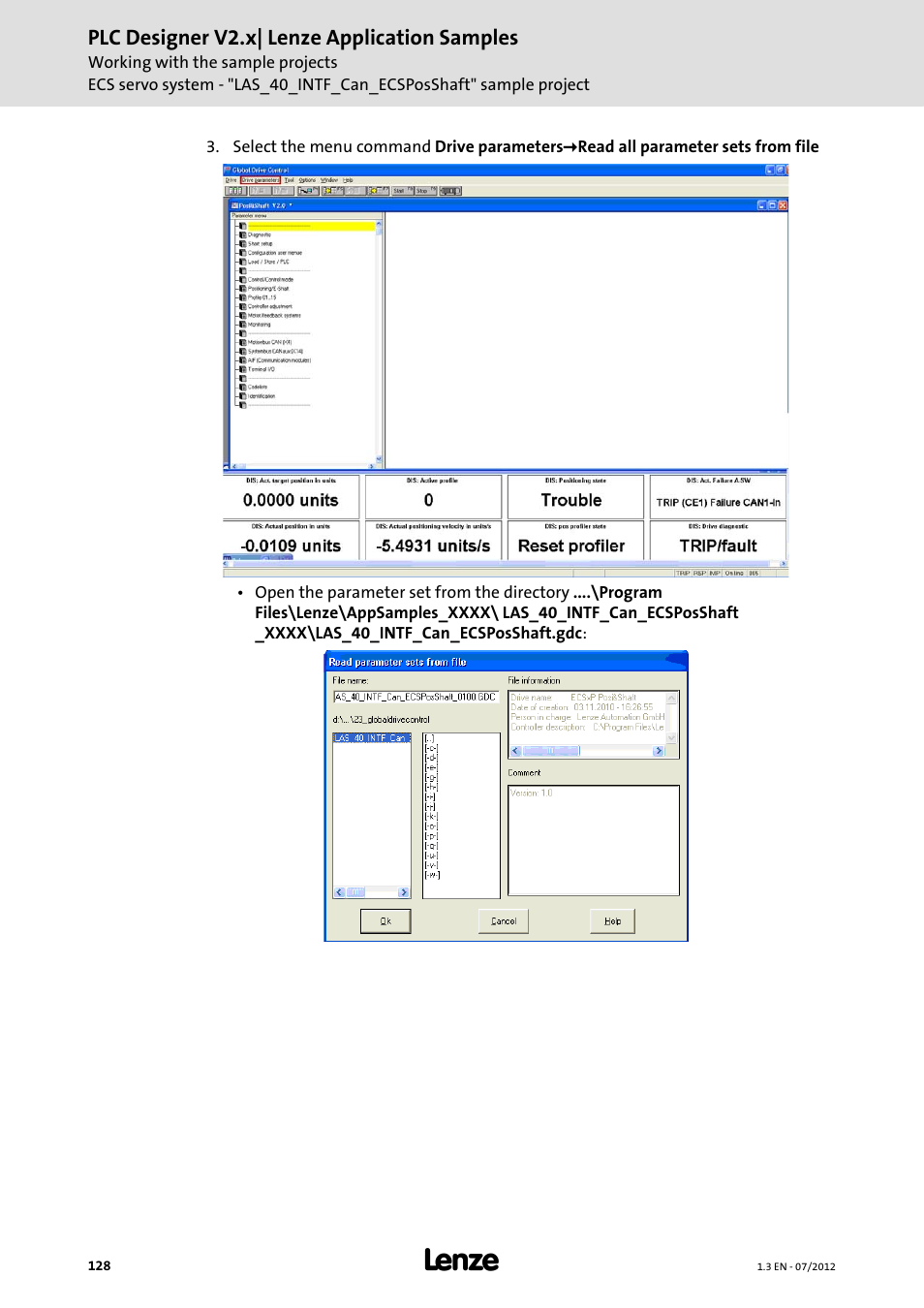 Lenze PLC Designer V2.x User Manual | Page 128 / 336