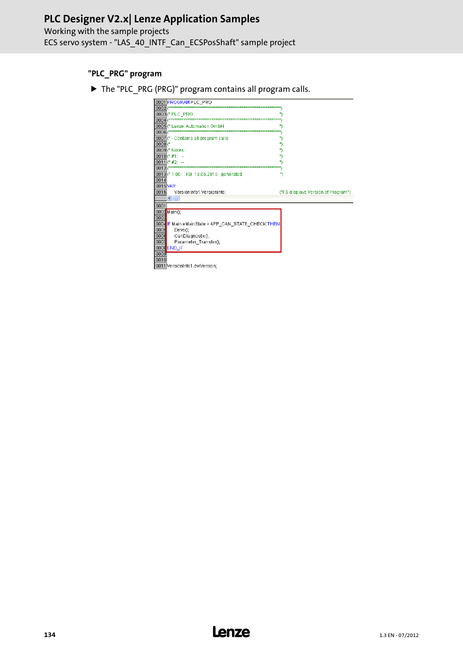 Lenze PLC Designer V2.x User Manual | Page 134 / 336